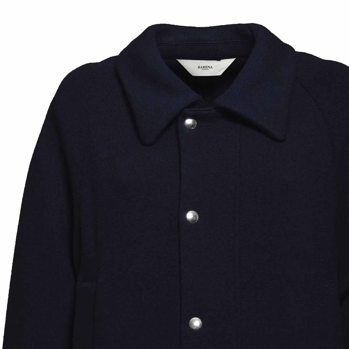 Cappotto Glenda in lana vergine blu navy Barena Venezia