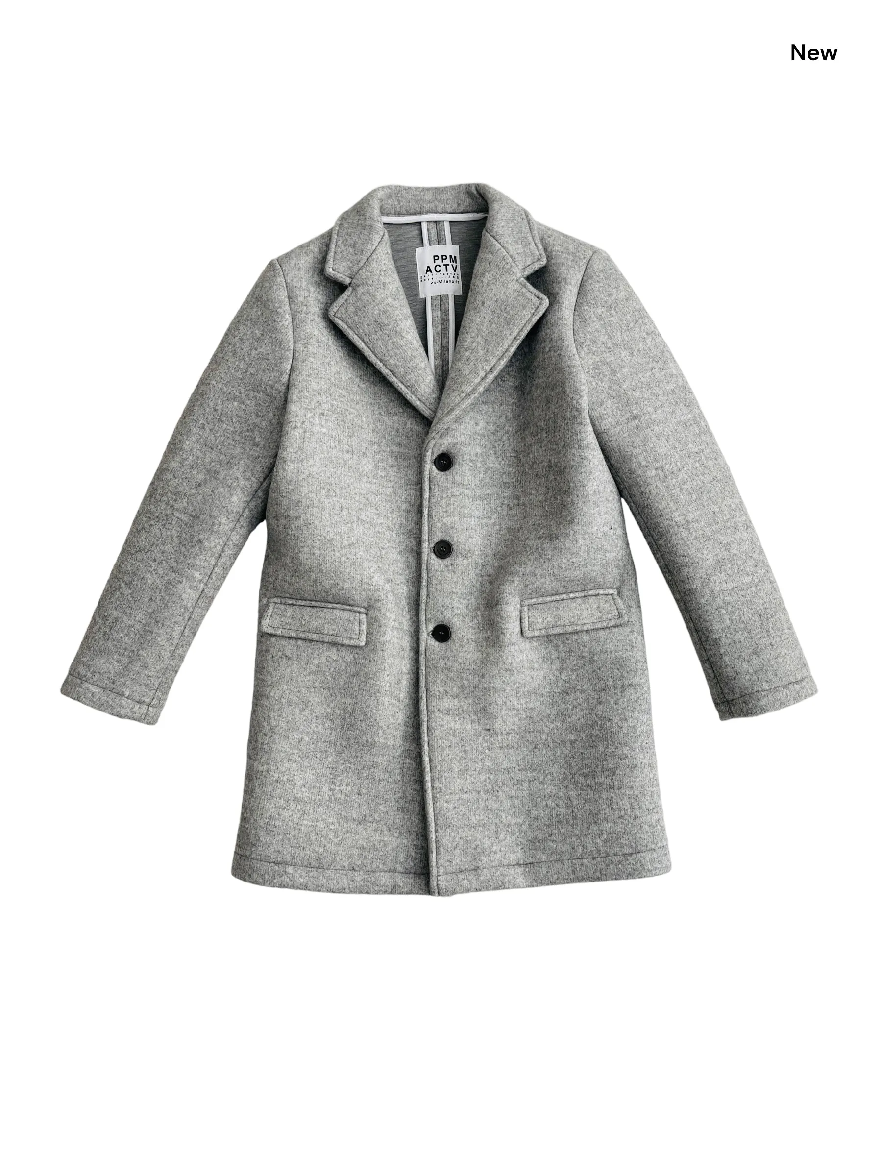 Cappotto grigio per bambini