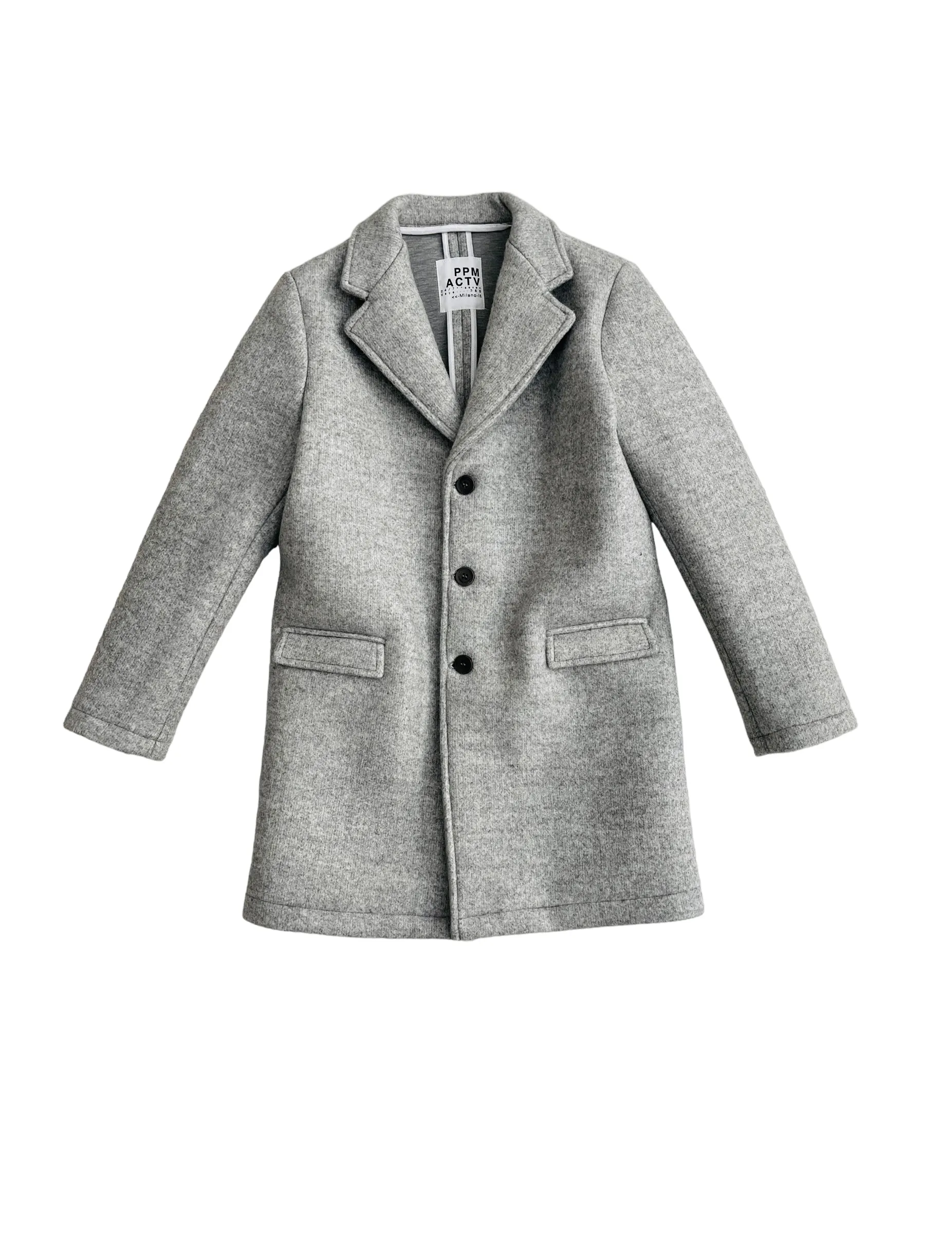 Cappotto grigio per bambini