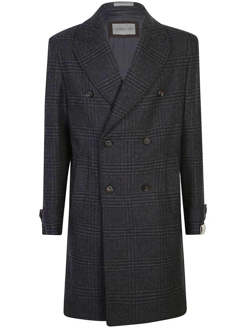 Cappotto in lana doppiopetto Corneliani