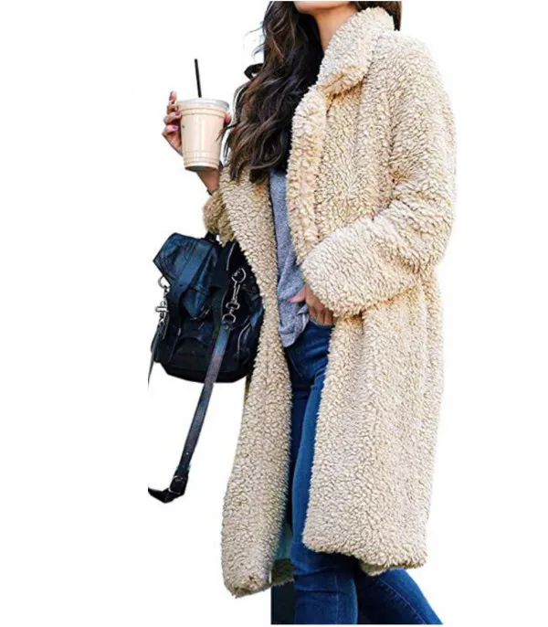 Cappotto lana riccia