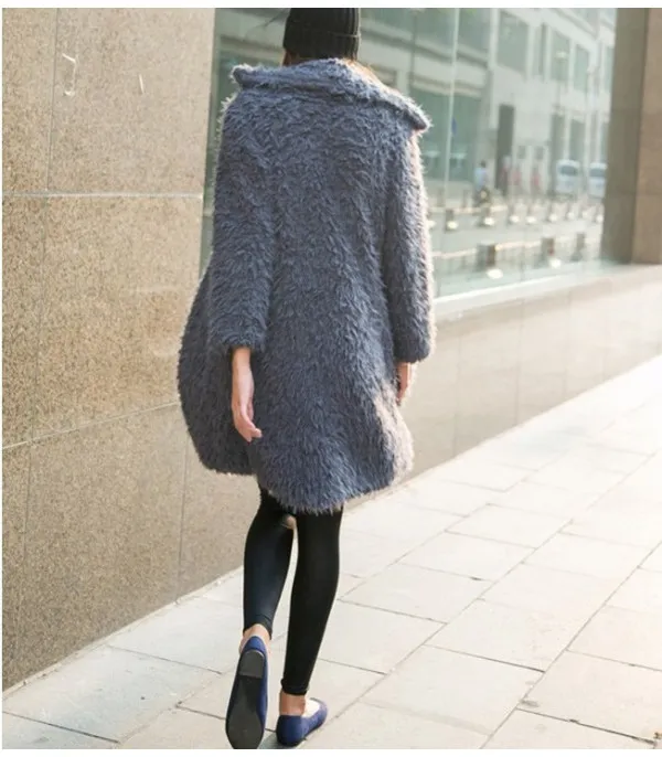 Cappotto lana riccia