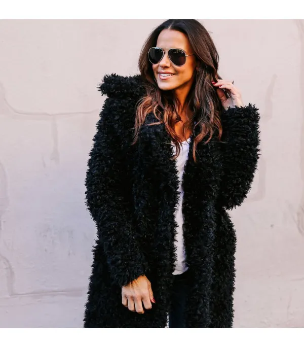 Cappotto lana riccia