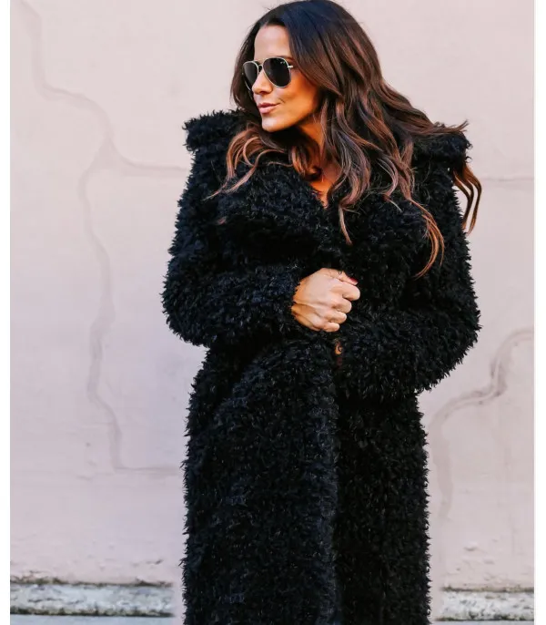 Cappotto lana riccia