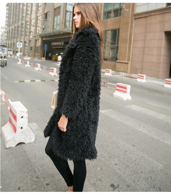 Cappotto lana riccia
