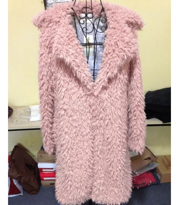 Cappotto lana riccia