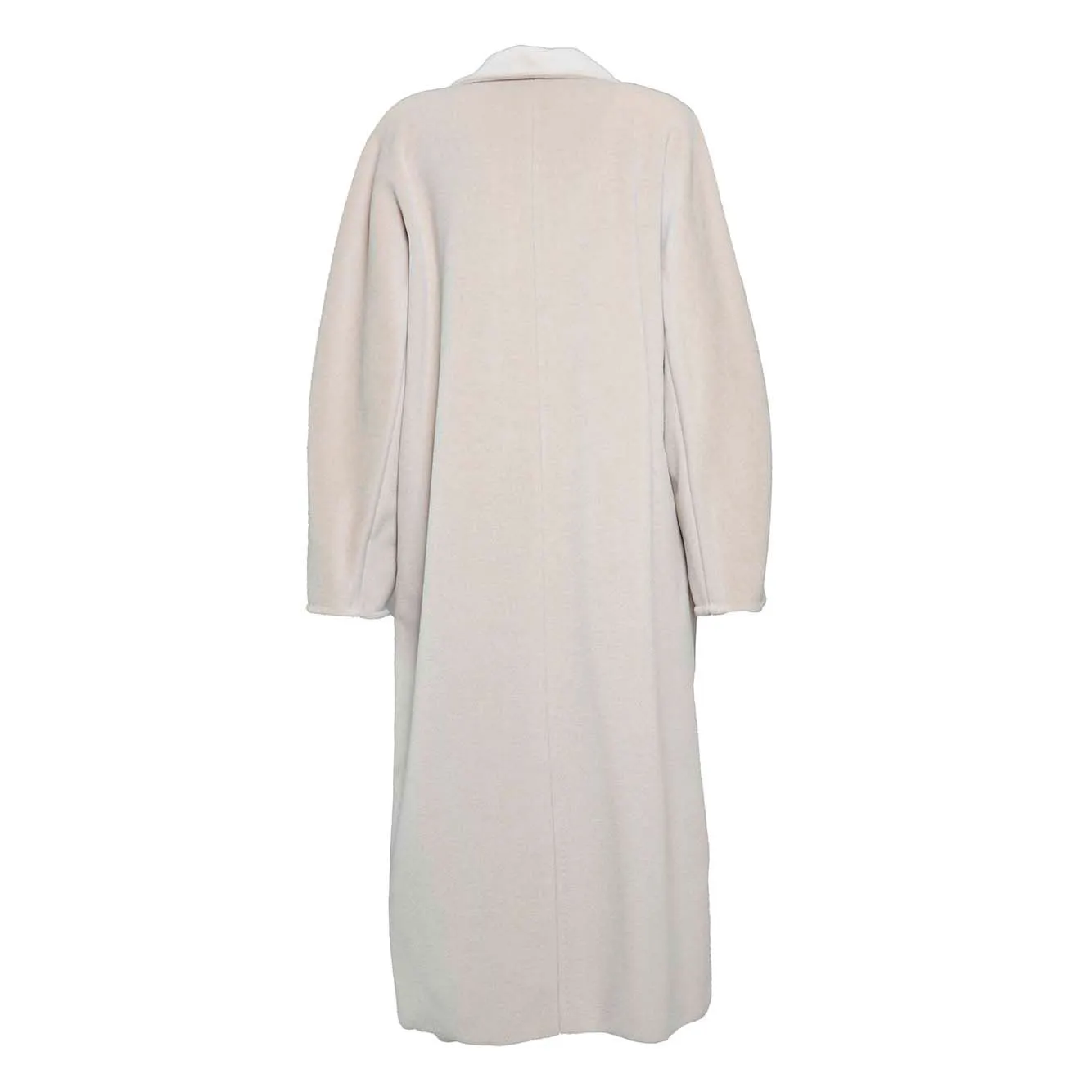 Cappotto Madame doppiopetto in lana vergine beige Max Mara