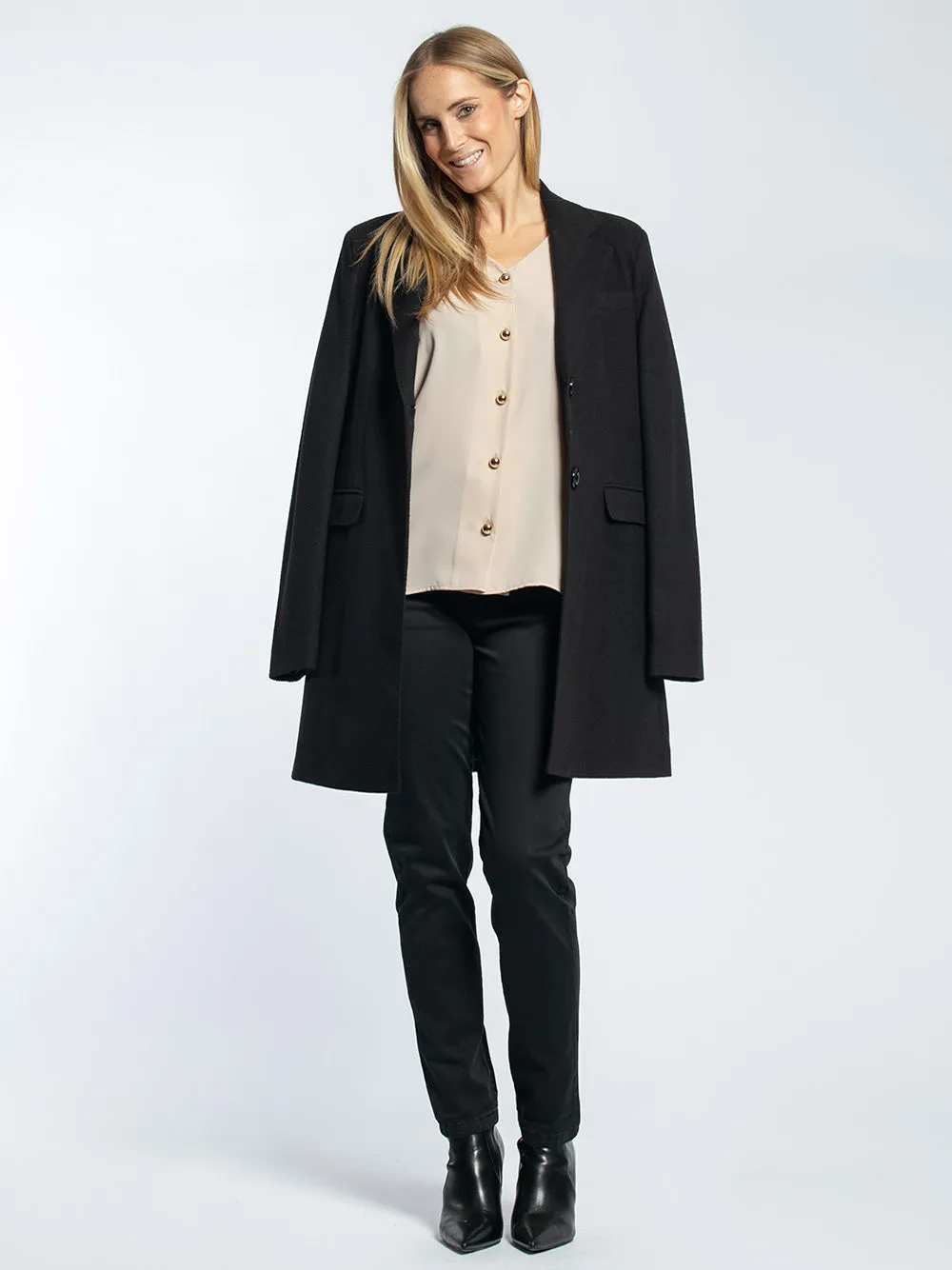 Cappotto monopetto regulare fit