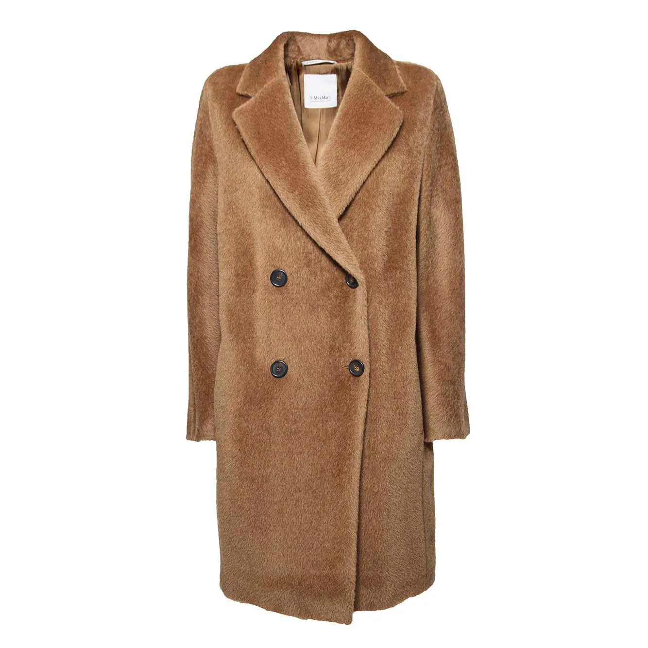 Cappotto Roseto midi in alpaca e lana cammello S Max Mara
