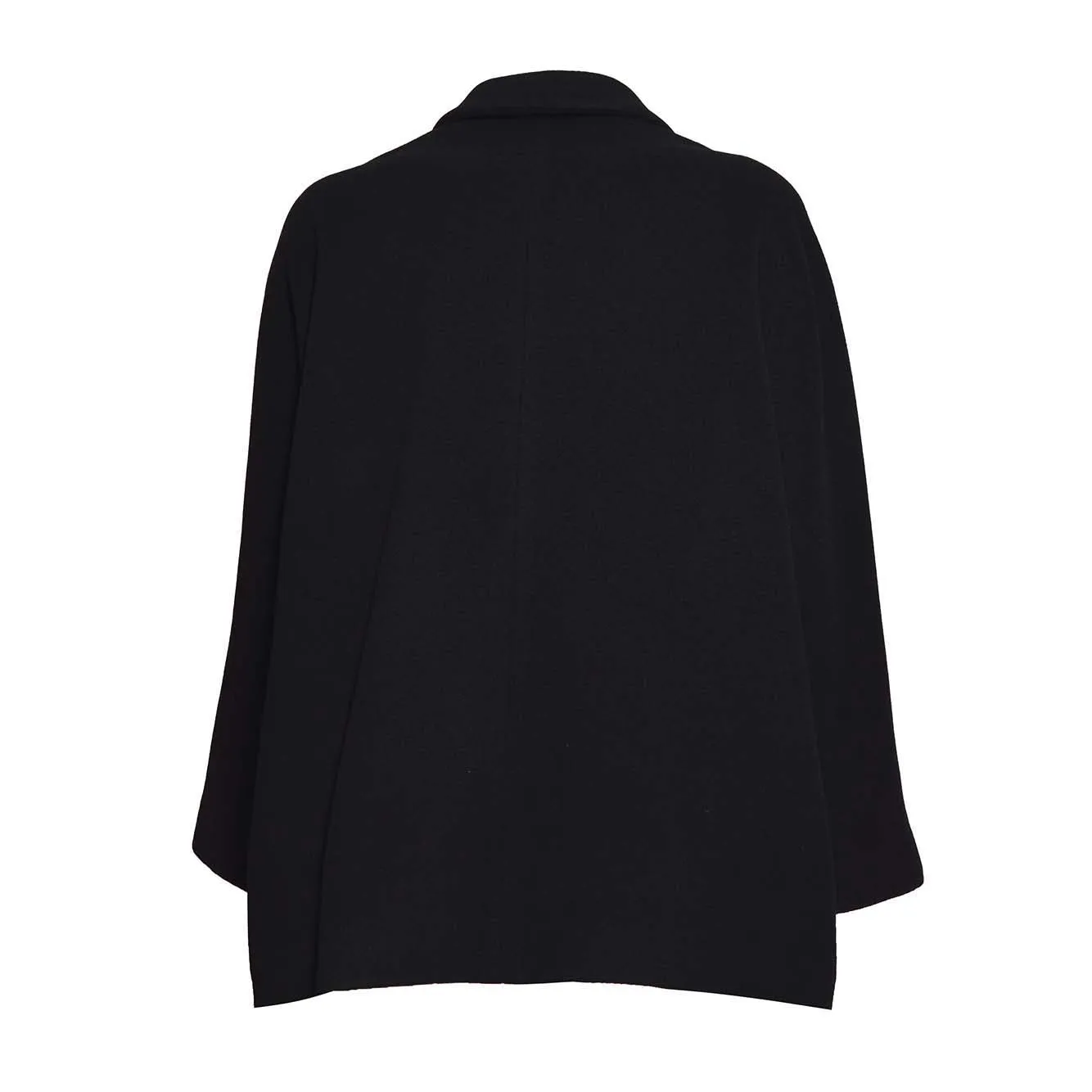 Cappotto Sofia in lana e cashmere nero Maison Paris