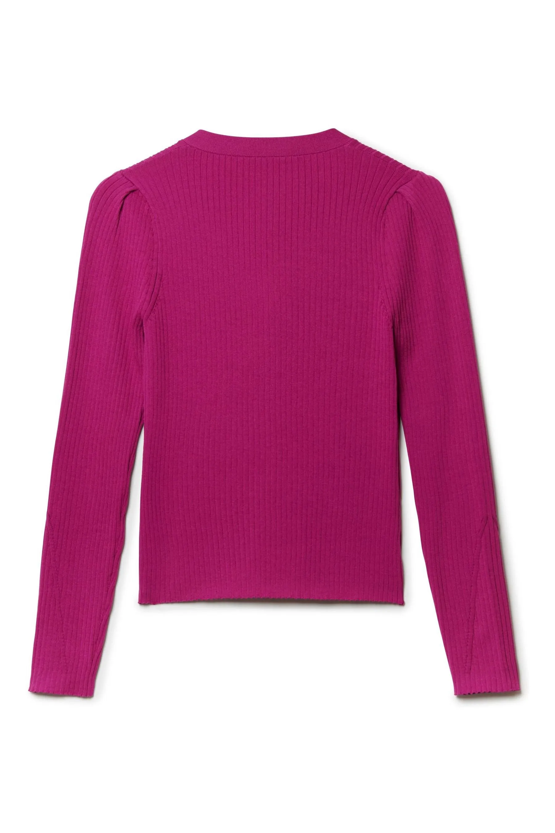 Cardigan Another Sunday Oro Con bottoni a coste