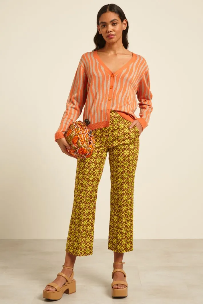 Cardigan jacquard