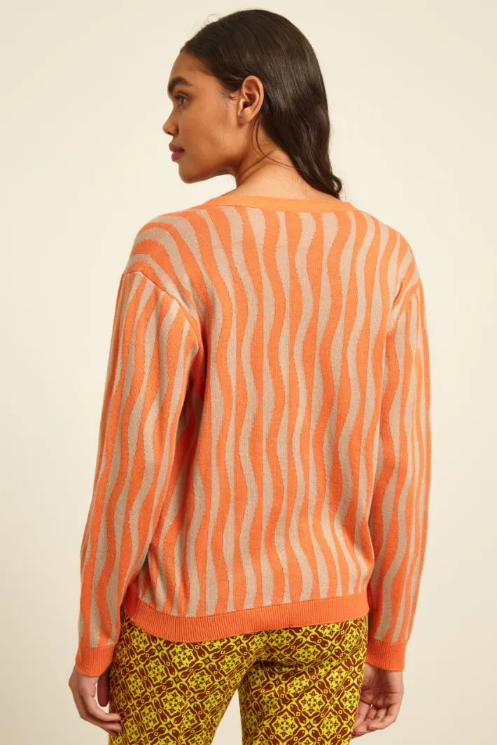 Cardigan jacquard