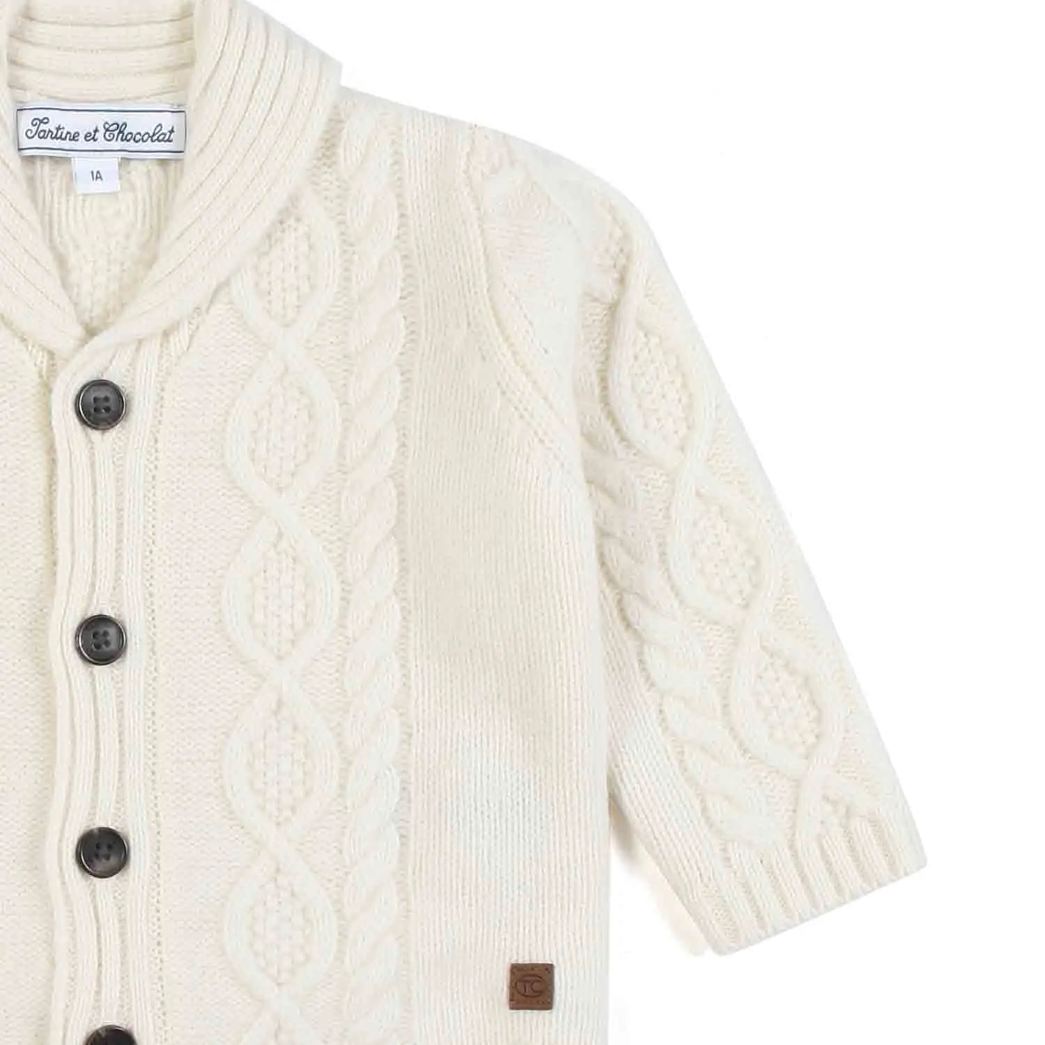 Cardigan Panna Bimbo E Neonato