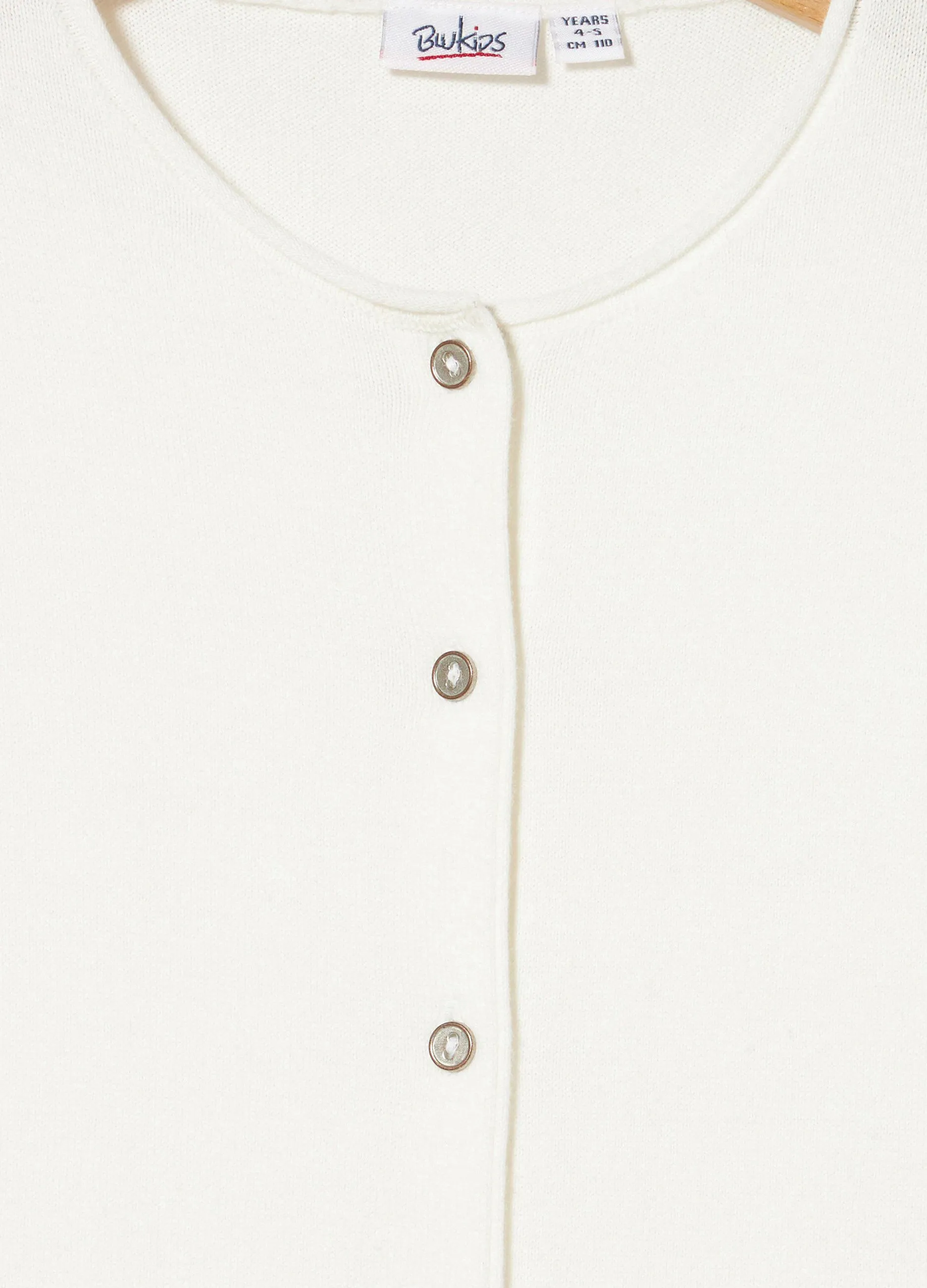 Cardigan tricot in puro cotone bambina