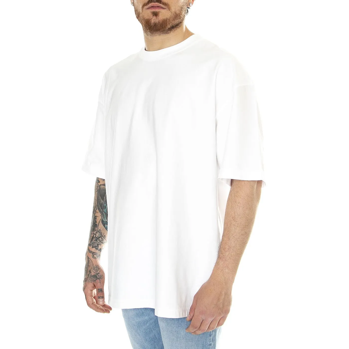 CARHARTT WIP S/S Dawson T-Shirt White - Maglietta Girocollo Uomo Bianca    