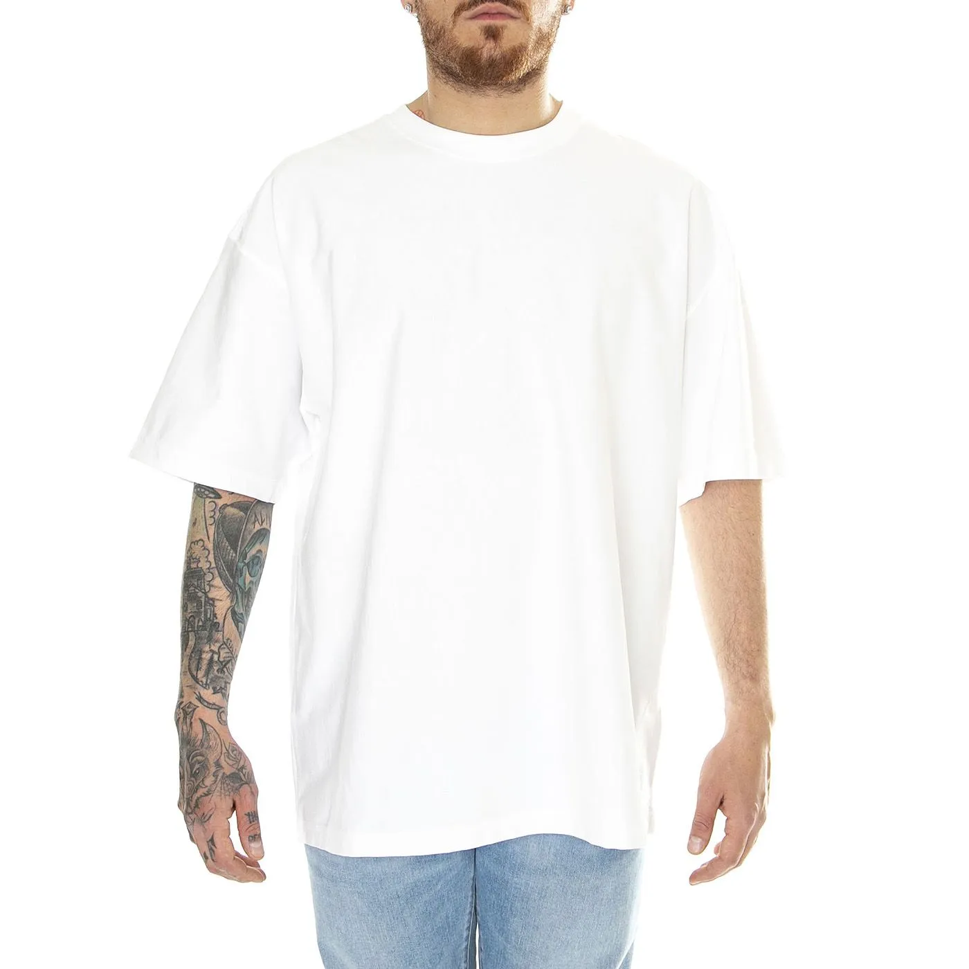 CARHARTT WIP S/S Dawson T-Shirt White - Maglietta Girocollo Uomo Bianca    
