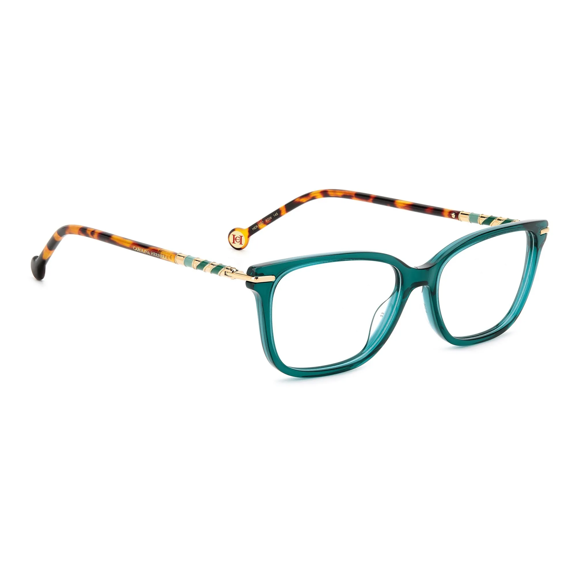   Carolina Herrera HER 0097 - XGW L'avana Verde | Occhiale Da Vista Donna 