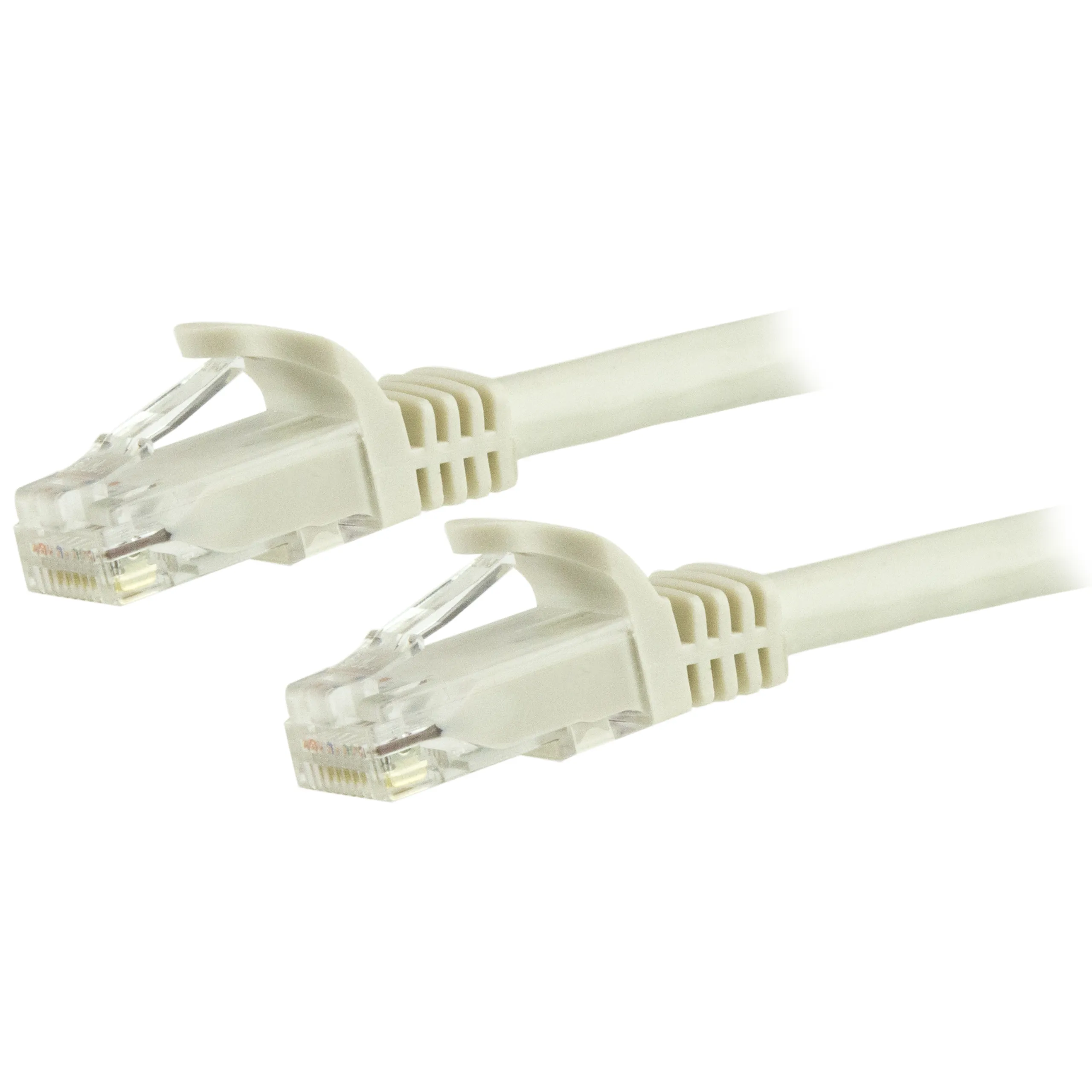 Cavo Ethernet Cat6 (U/UTP) StarTech.com, guaina in PVC col. Bianco, L. 7.5m, Con terminazione