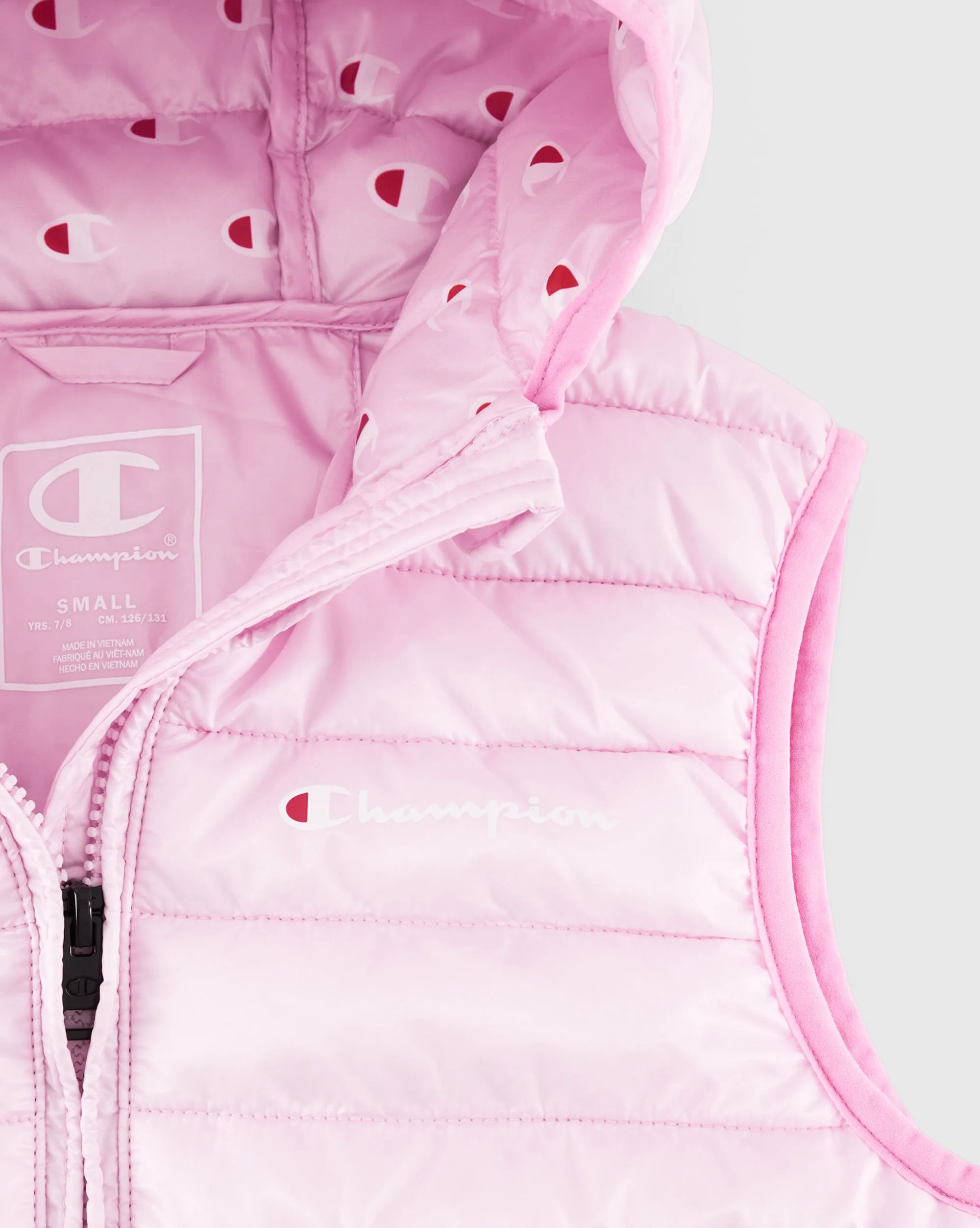 Champion Smanicato Con Capppuccio Rosa Bambino