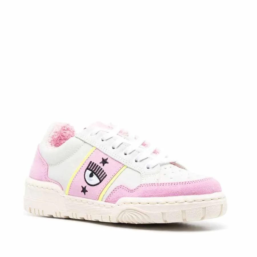 Chiara Ferragni sneakers CF1 low pink ice suede
