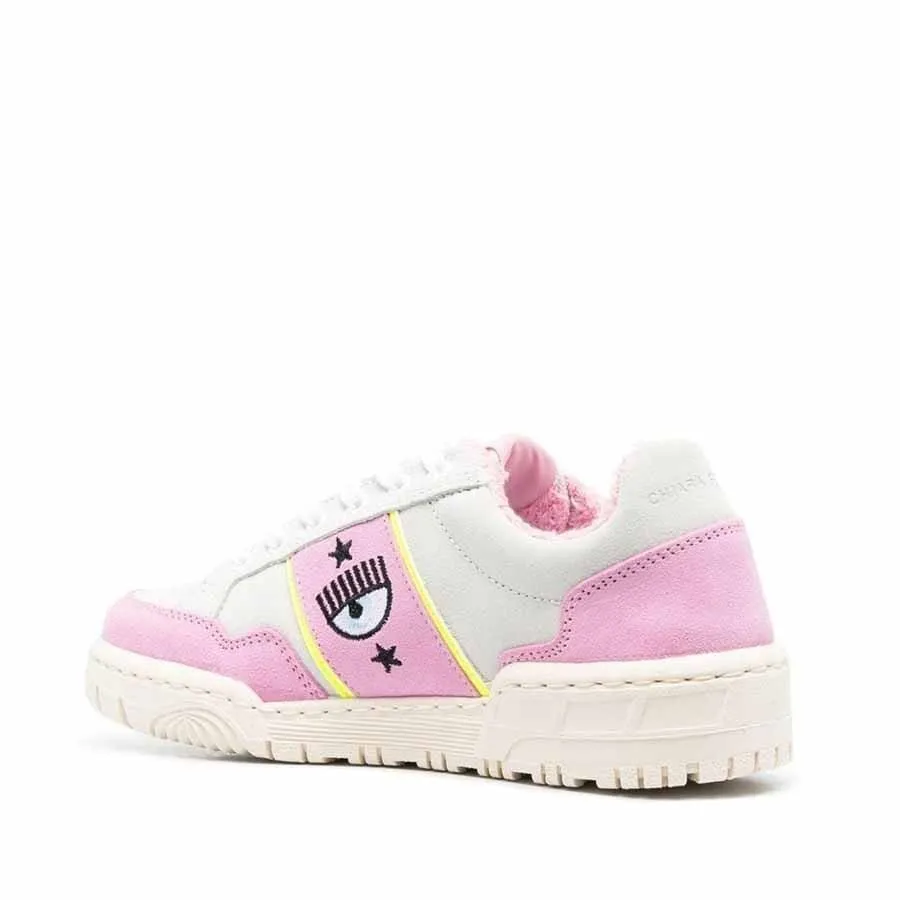 Chiara Ferragni sneakers CF1 low pink ice suede