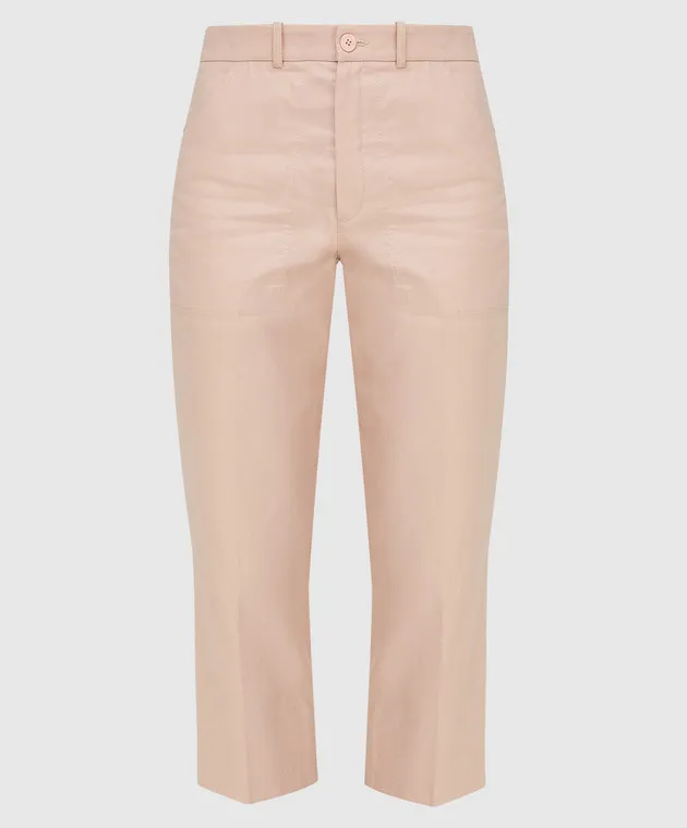 Chloe Pantaloni beige chiaro 17EPA58