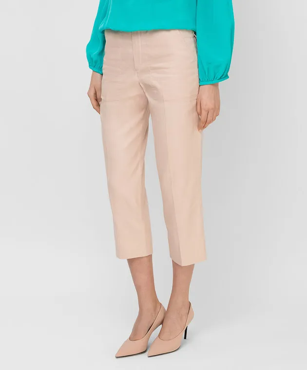 Chloe Pantaloni beige chiaro 17EPA58