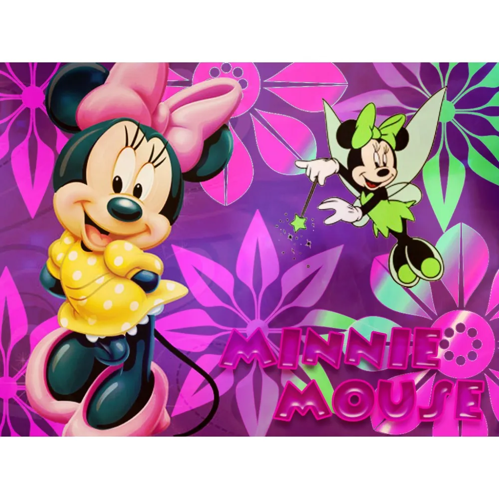 Cialda In Ostia Minnie Topolina Cartoon Torta Decorazioni  Dischi Commestibile