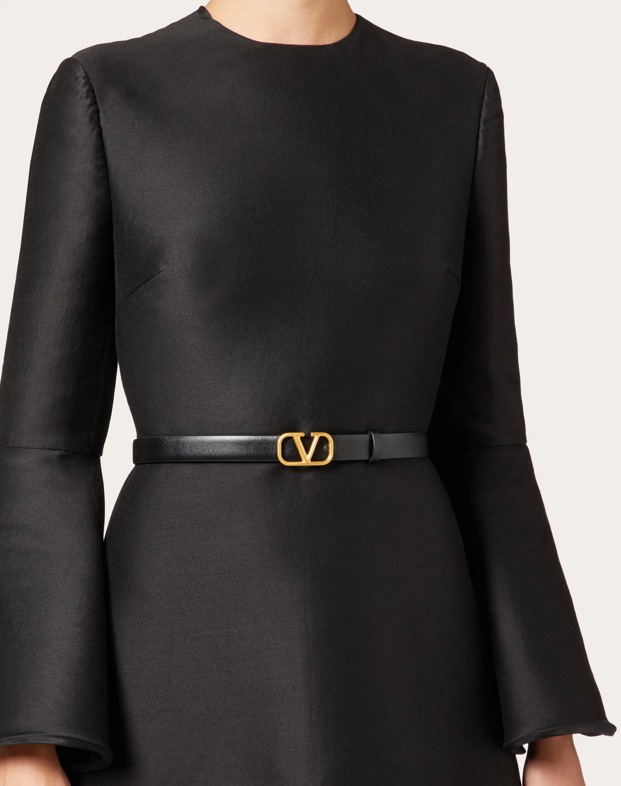 CINTURA REVERSIBILE VLOGO SIGNATURE IN VITELLO LUCIDO 20 MM