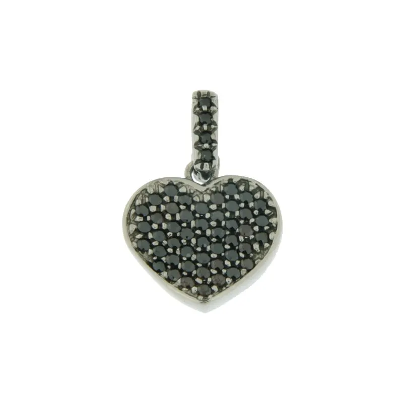 Ciondolo Cuore Donna Oro Bianco GL100218