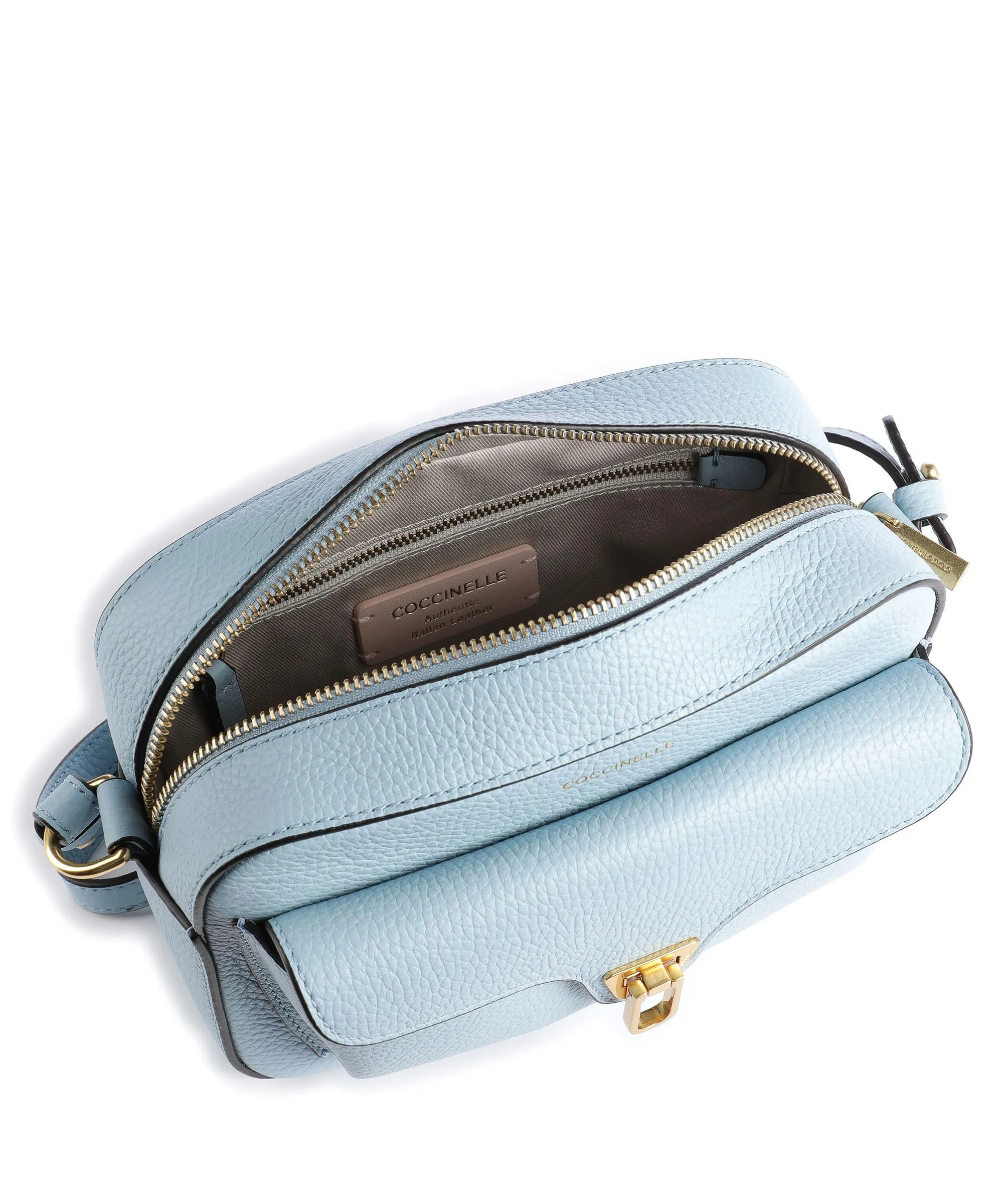  Coccinelle Beat Soft Borsa a tracolla pelle di vacchetta grana acqua  