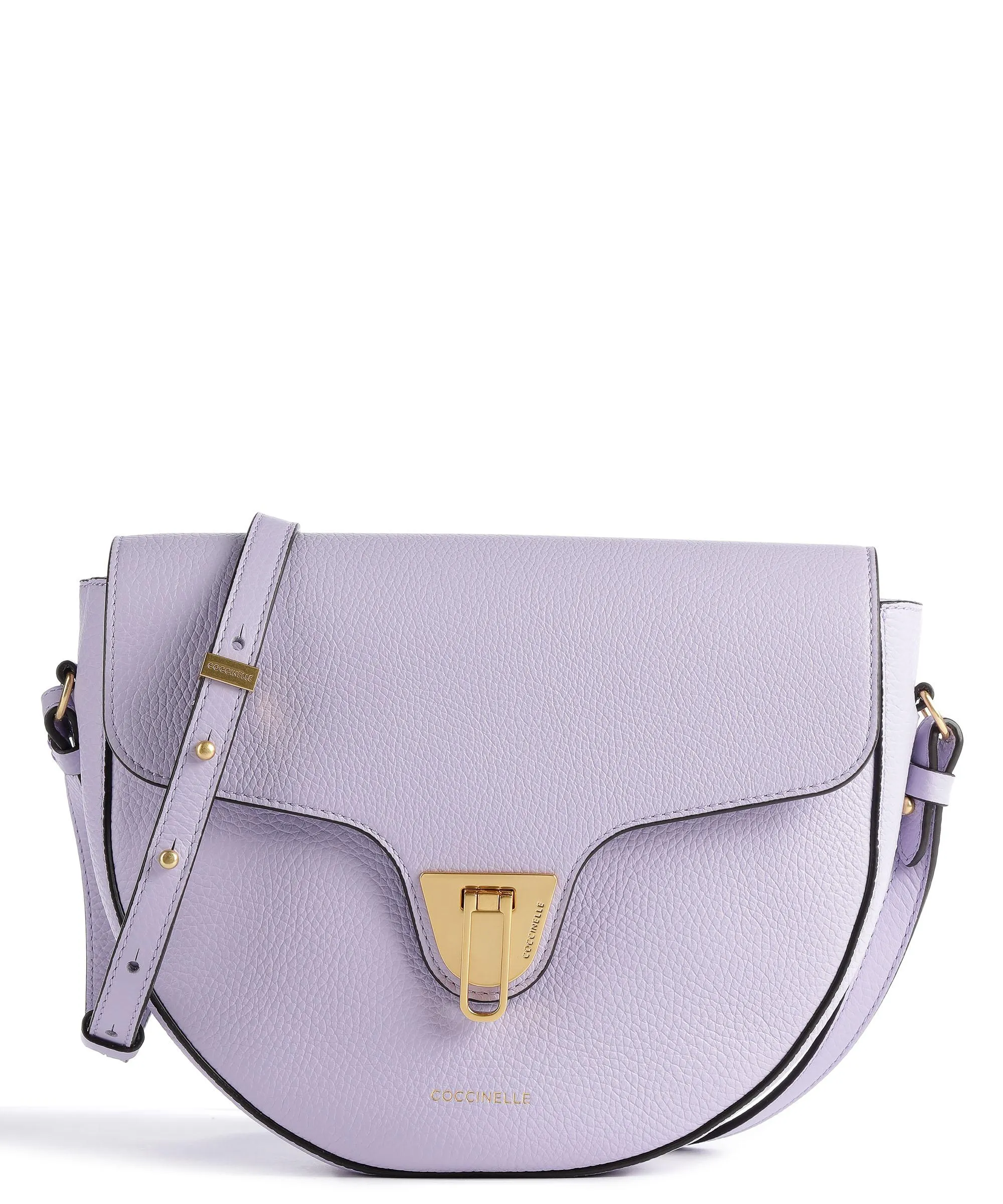  Coccinelle Beat Soft Borsa a tracolla pelle granulata lavanda  