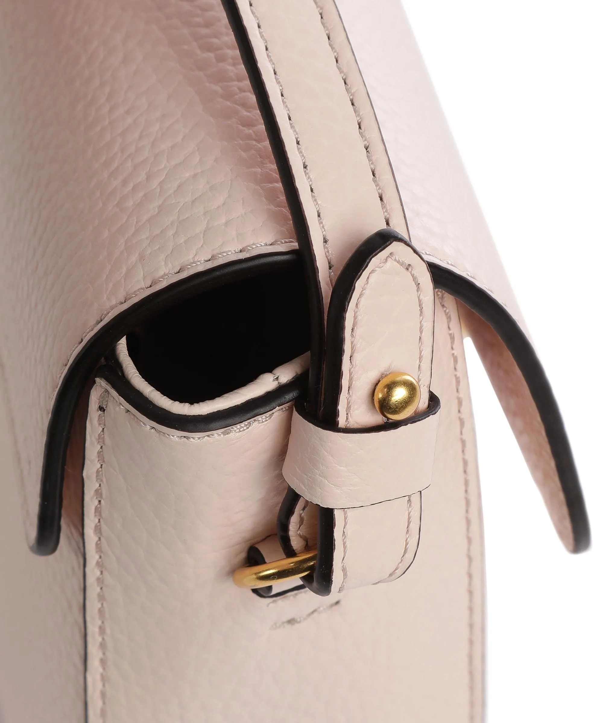  Coccinelle Beat Soft Borsa a tracolla pelle granulata nude  