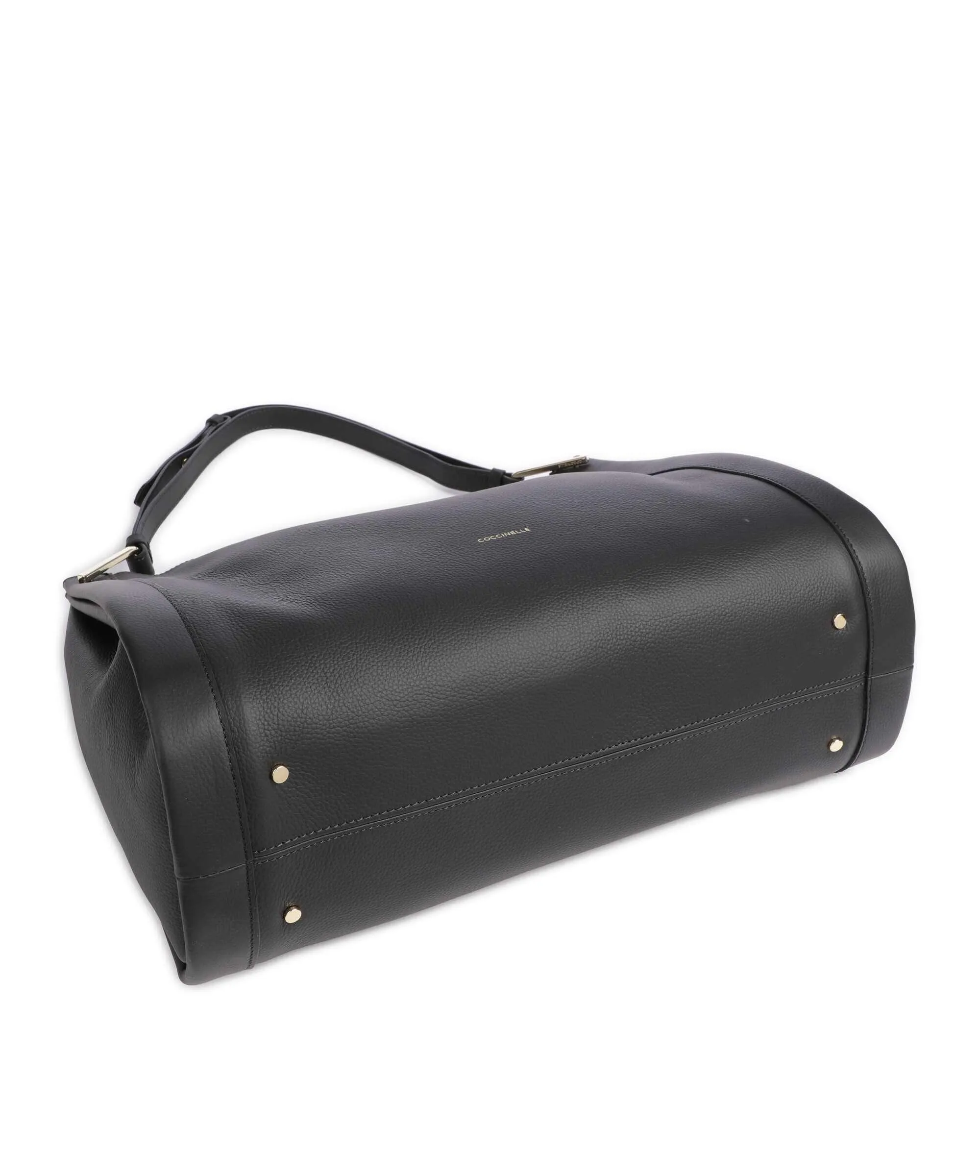  Coccinelle Wallace Borsa hobo pelle granulata nero  