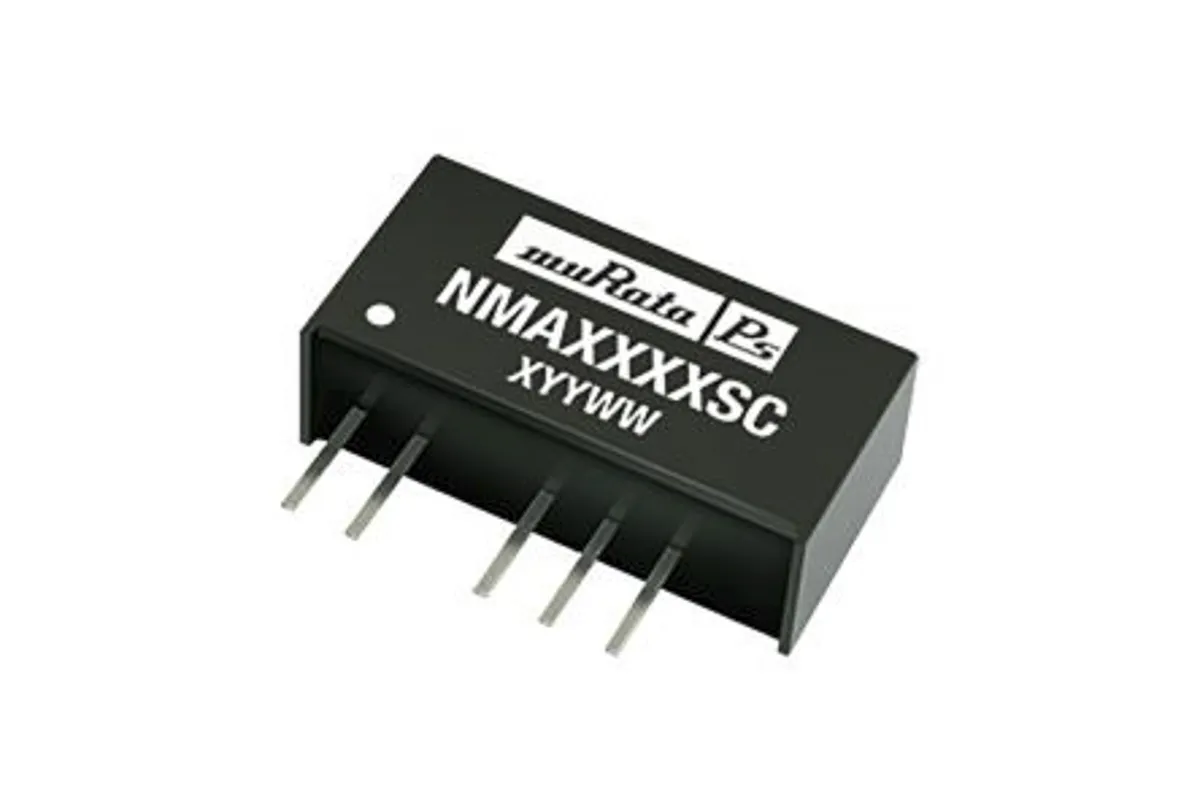 Convertitore c.c.-c.c. 1W, Vin 4,5 → 5,5 V c.c., Vout ±15V cc, 1kV cc