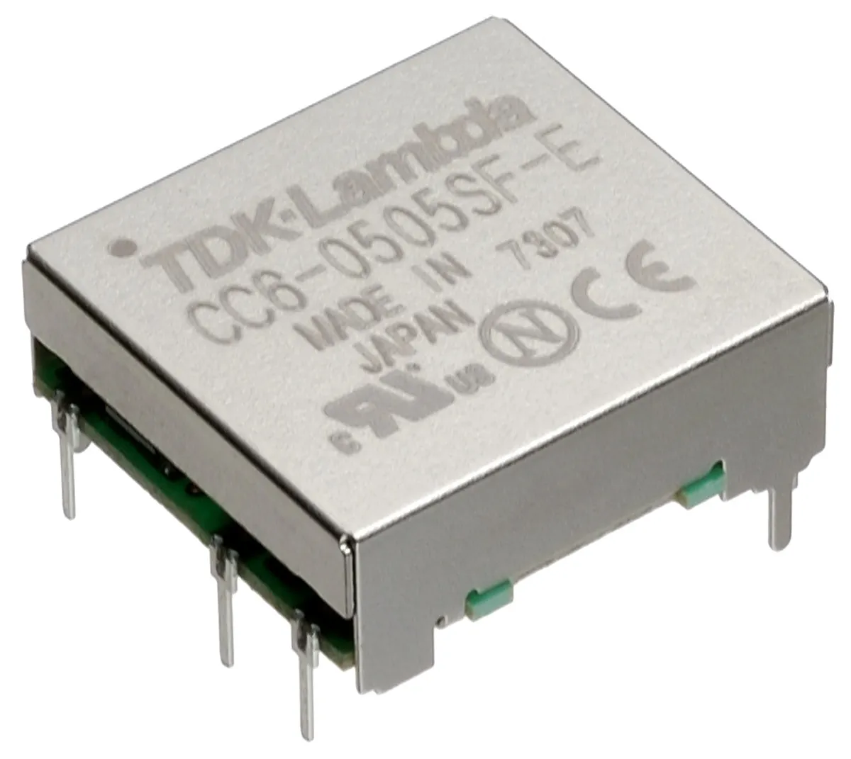 Convertitore c.c.-c.c. 6W, Vin 18 → 36 V c.c., Vout ±12V cc, 500V ca