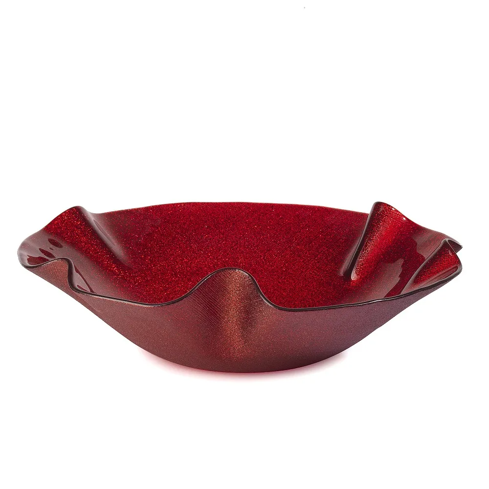 Coppa “Papavero” Rosso Glitter