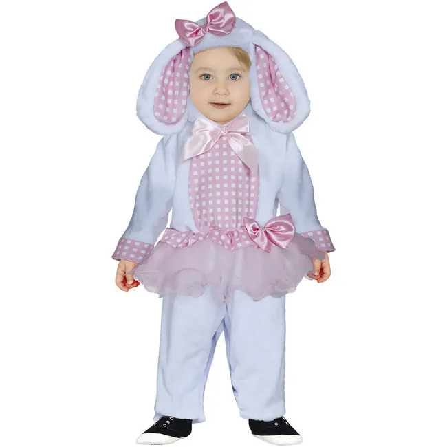 Costume da agnello rosa per neonati