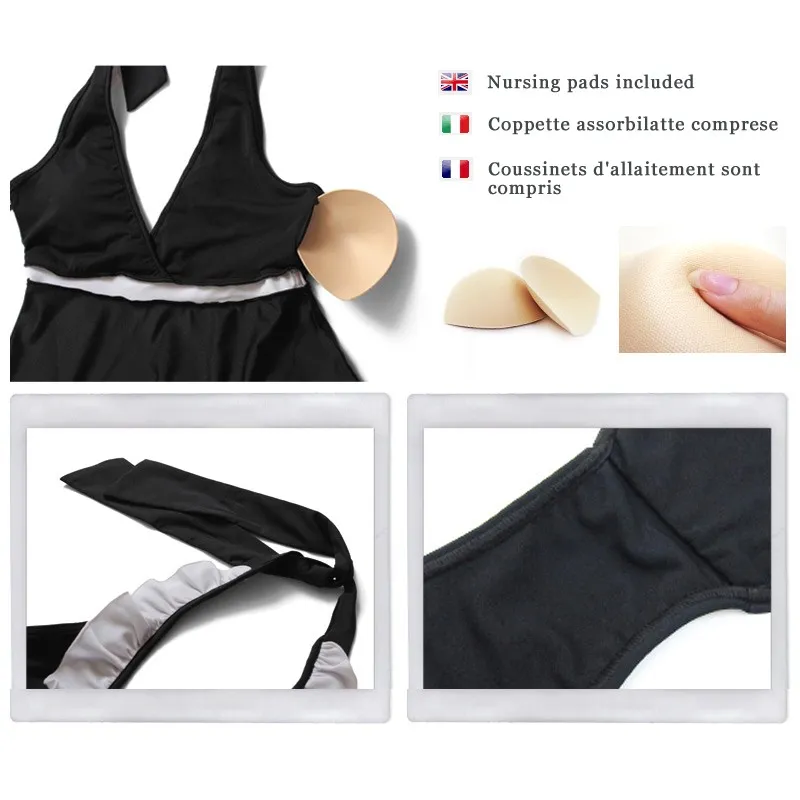 Costume da bagno premaman e allattamento Tankini 2 pezzi