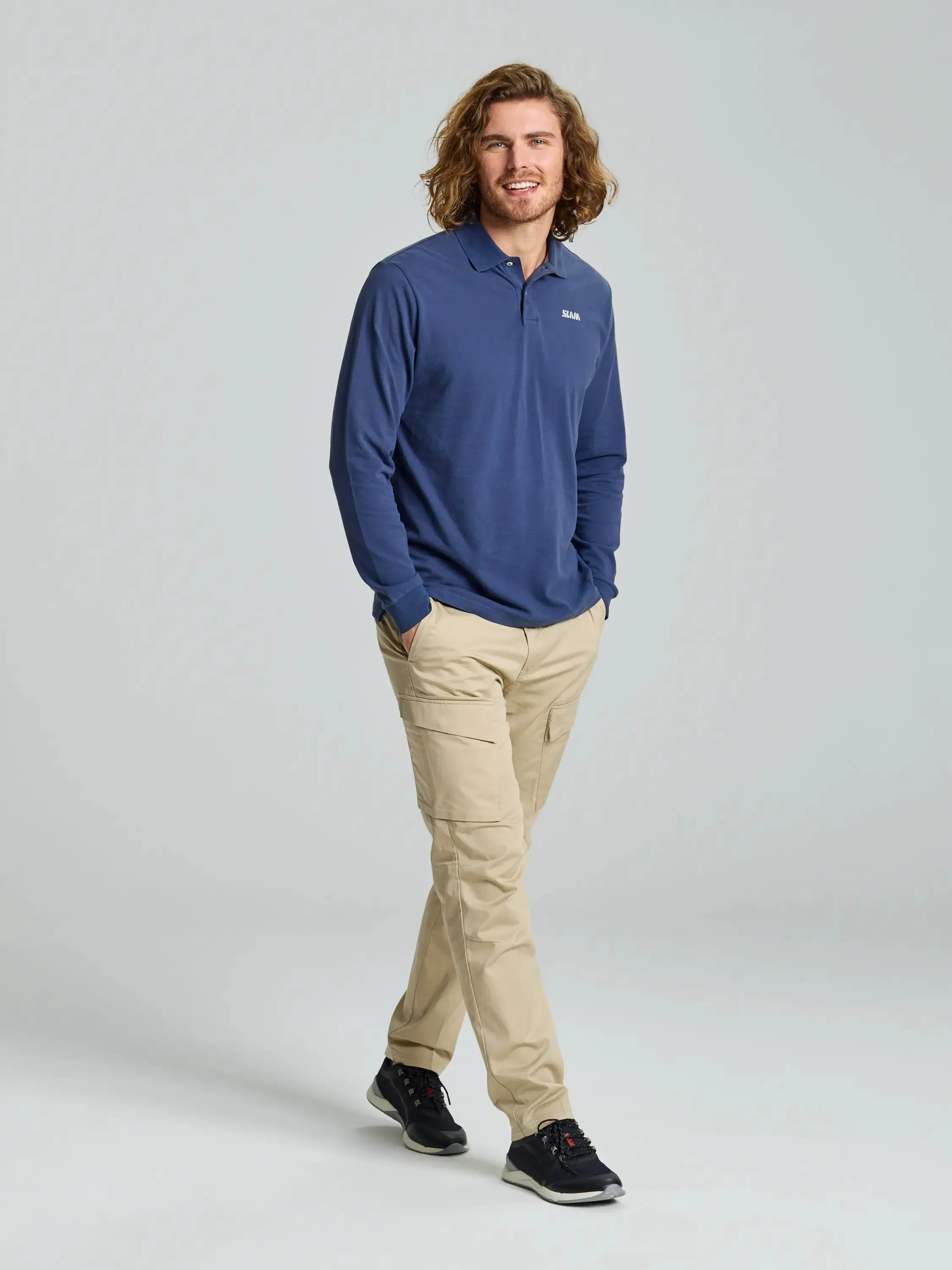   DECK POLO LONG SLEEVE CL  