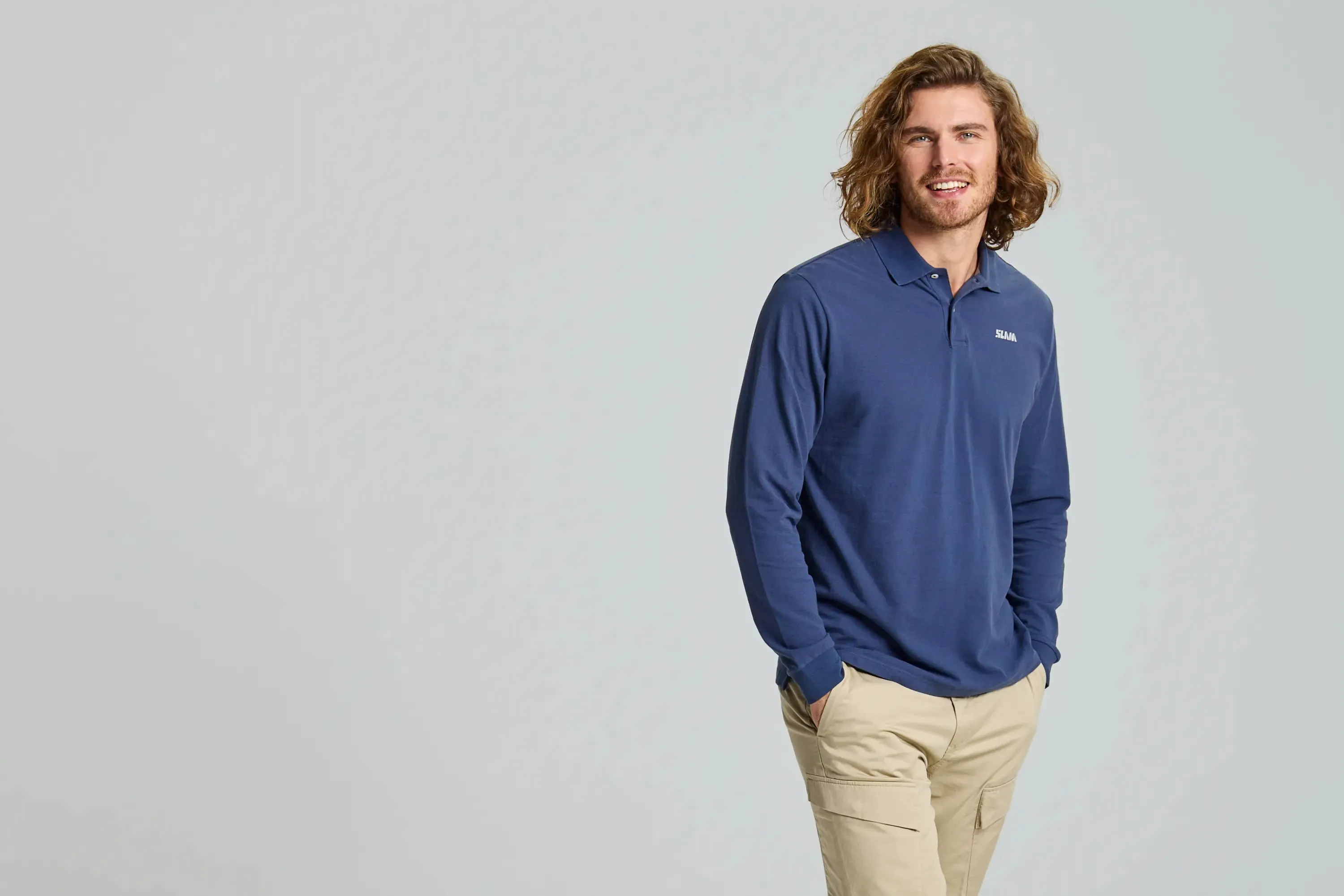   DECK POLO LONG SLEEVE CL  