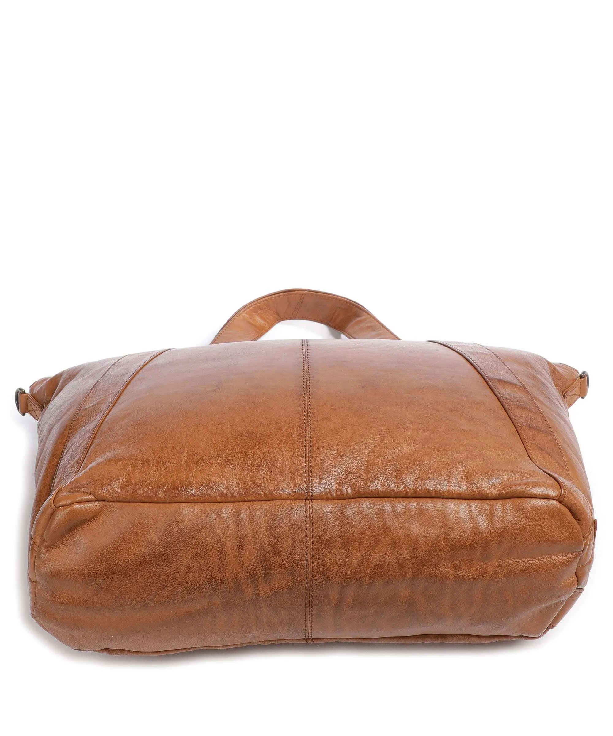  Depeche Power Field Borsa shopper pelle di pecora marrone  