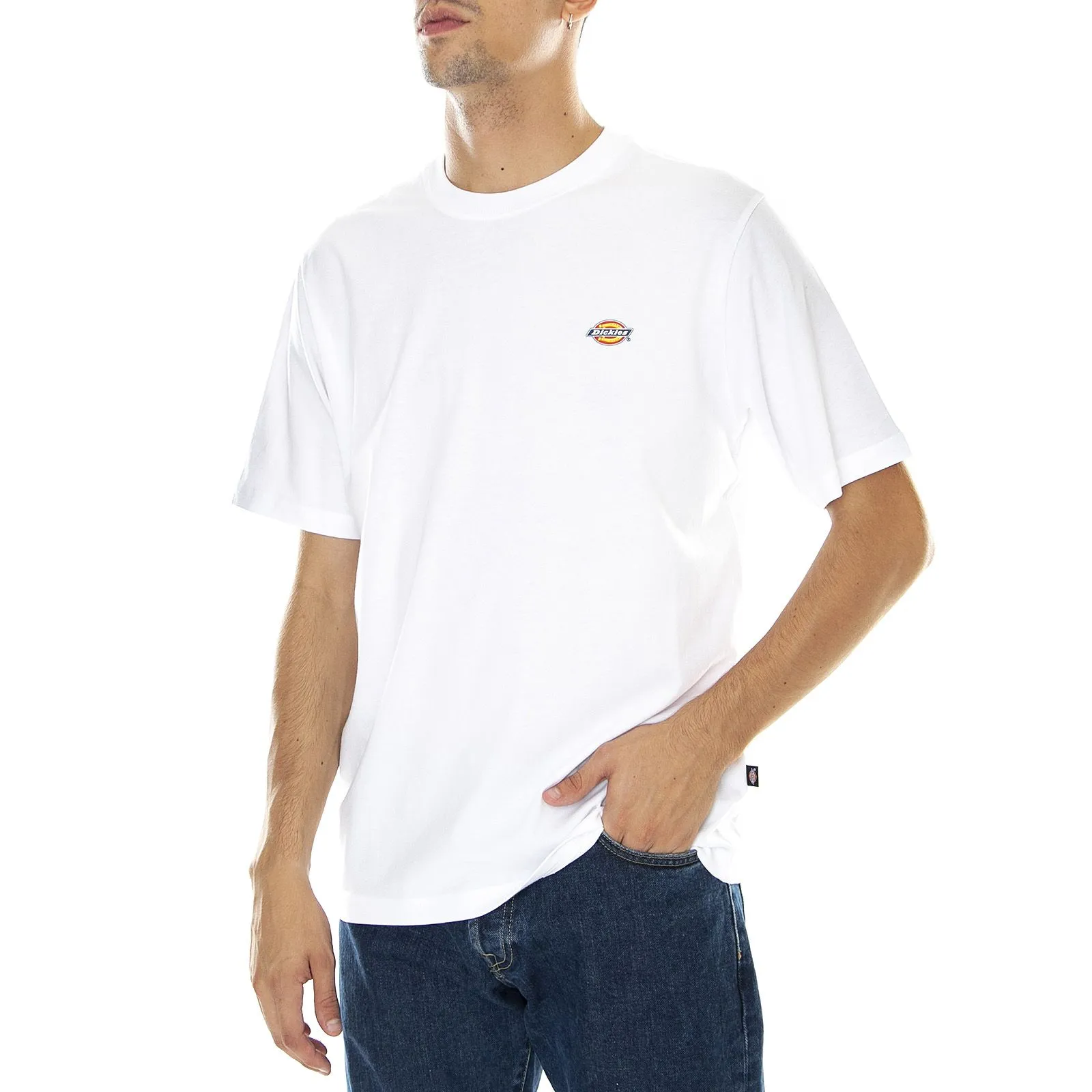 Dickies Mapleton - Maglietta Girocollo Uomo Bianca    