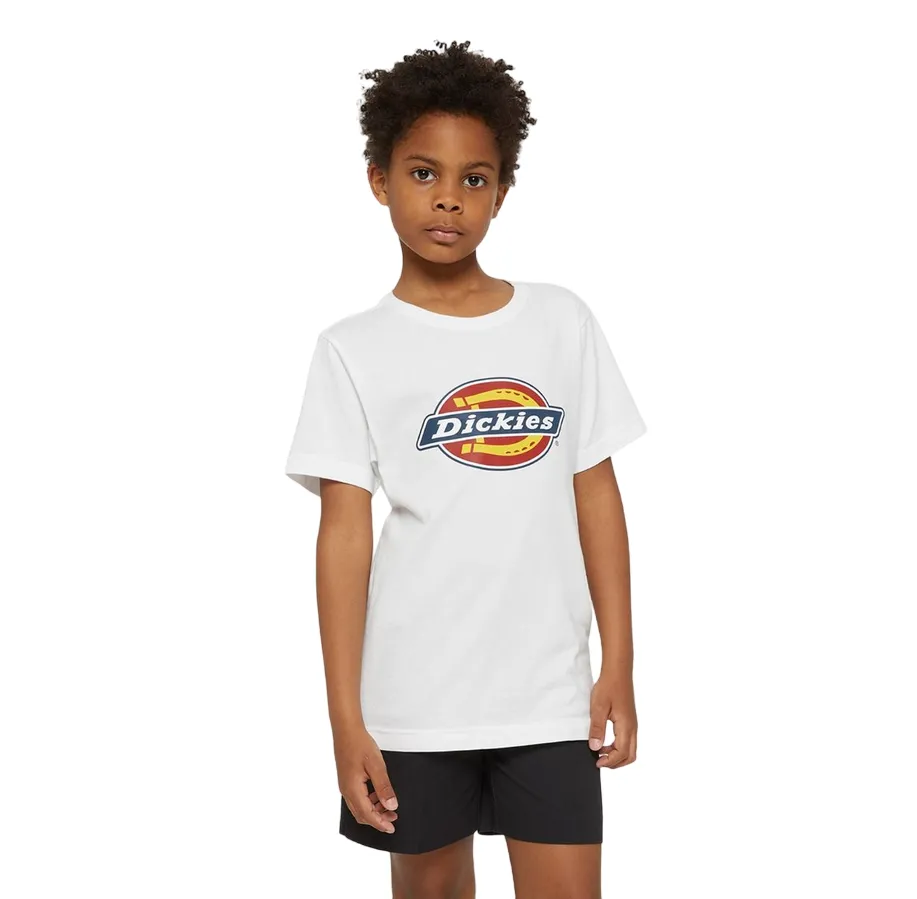 Dickies short sleeve t-shirt for boys Icon Logo DK0KSR270WH1 white