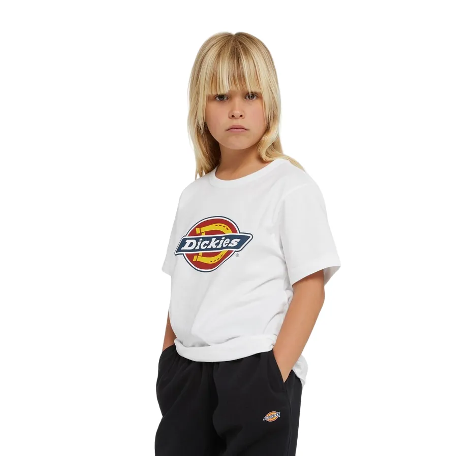 Dickies short sleeve t-shirt for boys Icon Logo DK0KSR270WH1 white