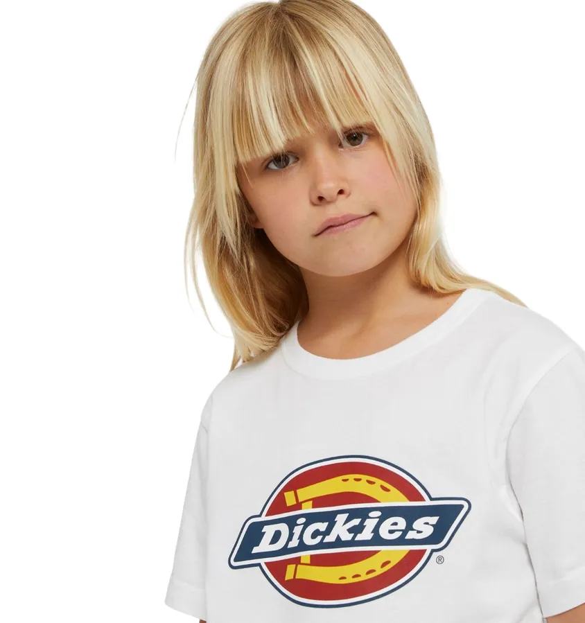 Dickies short sleeve t-shirt for boys Icon Logo DK0KSR270WH1 white