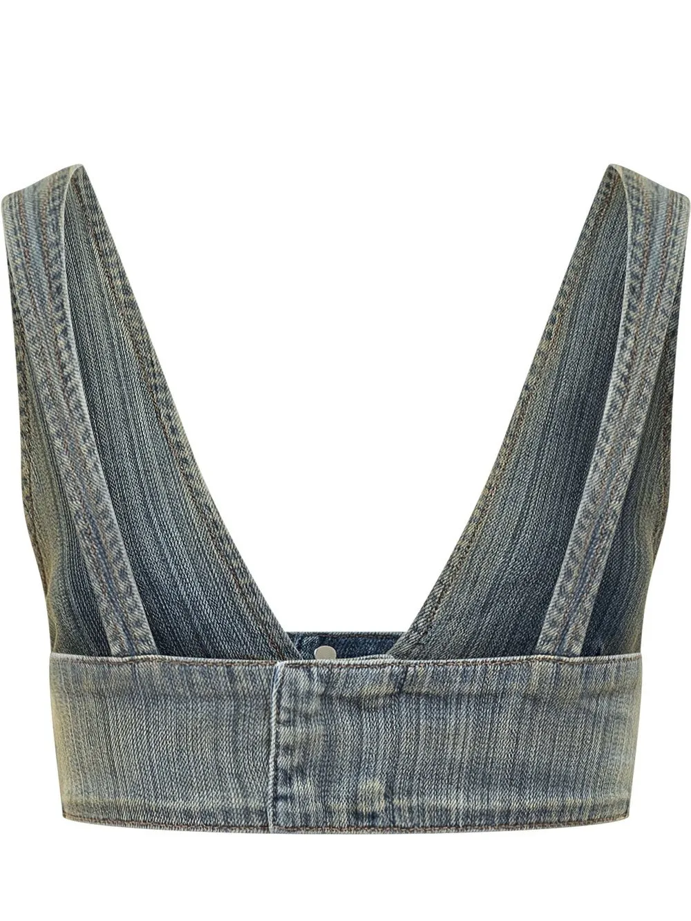 DIESEL Top in Jeans con Logo