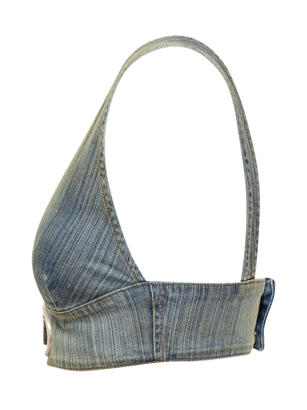 DIESEL Top in Jeans con Logo