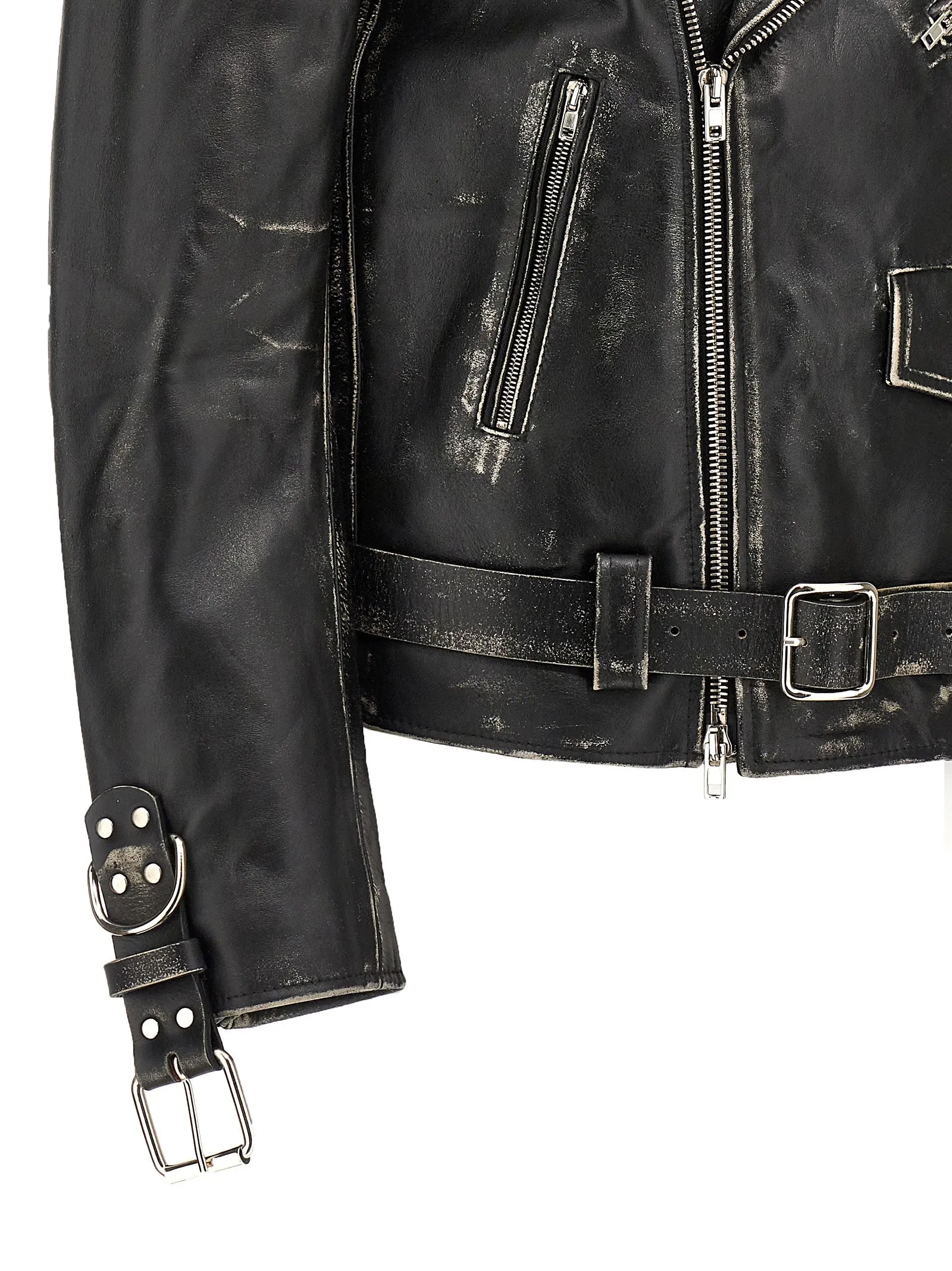 Distressed Bondage Giacche Nero